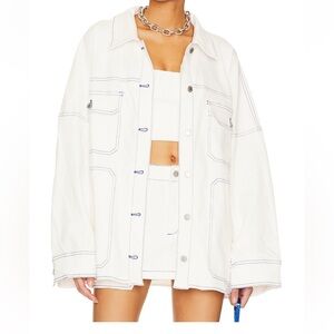 BY.DYLN Cooper skirt & jacket in white brand new!!